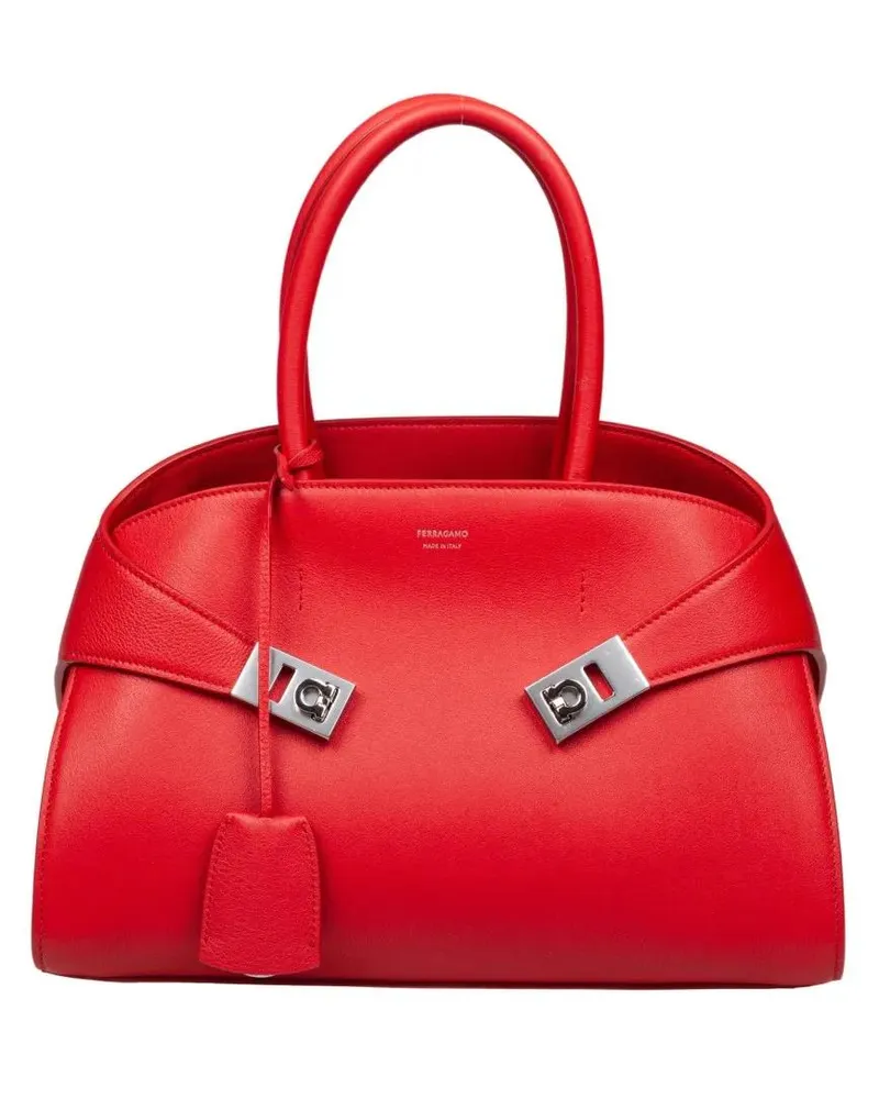 Ferragamo Crossbody Bags Hug Th M Handbag In Red Leather rot Rot