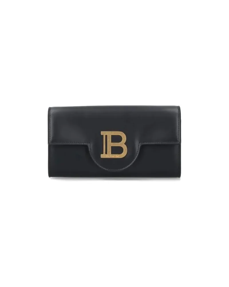 Balmain Portemonnaie "B-Buzz" Wallet schwarz Schwarz