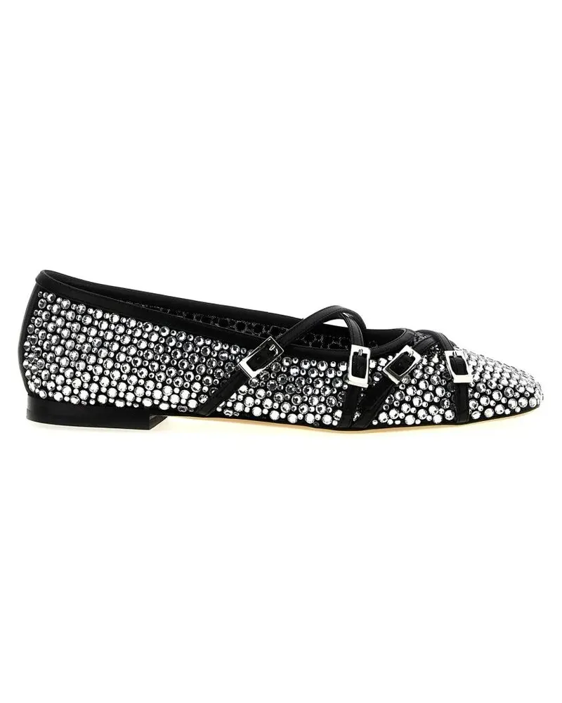Mach & Mach Crystal Net' Ballet Flats grau Grau