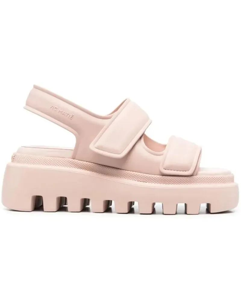 Vic Matié Sandalen Pink Casual Open Flat Sandals beige Beige