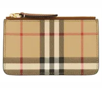 Portemonnaie Plaid Check Purse braun