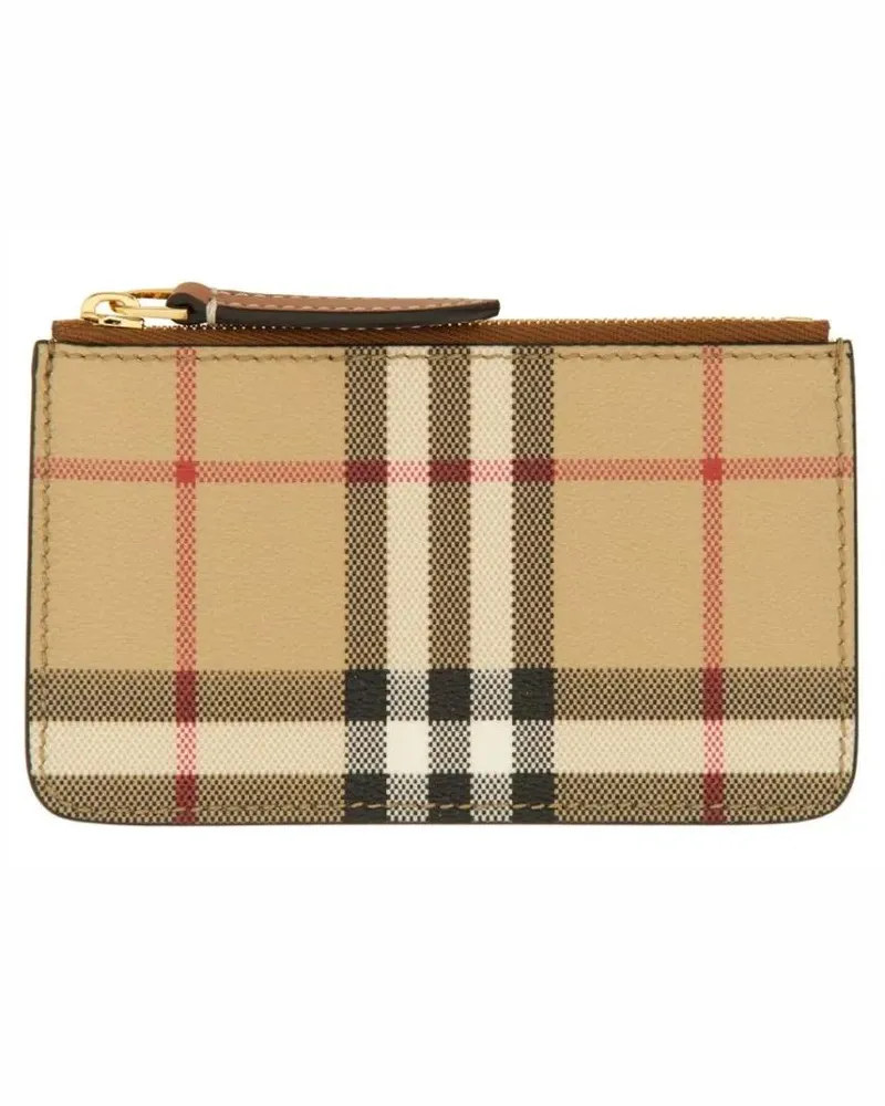 Burberry Portemonnaie Plaid Check Purse braun Braun