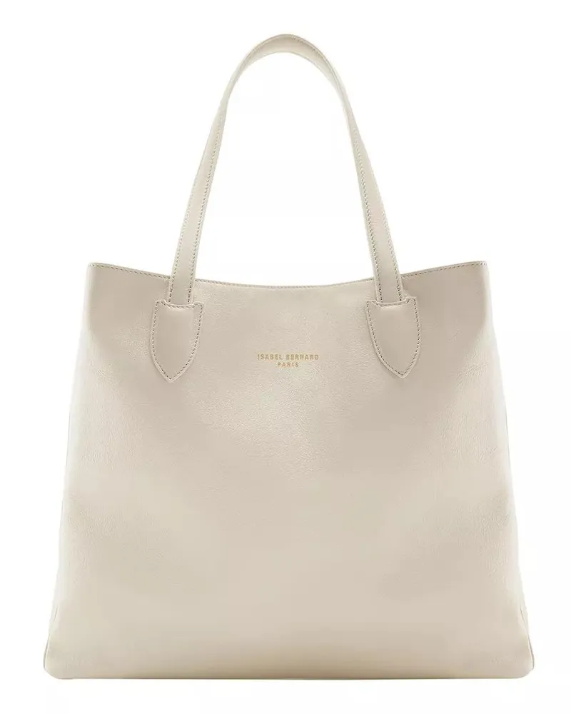 Isabel Bernard Shopper Honoré Francine Cream Calfskin Leather Handbag beige Beige