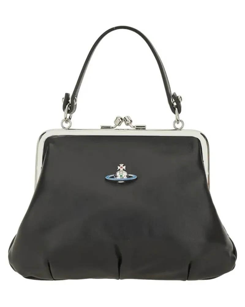 Vivienne Westwood Clutches Granny Frame Purse schwarz Schwarz
