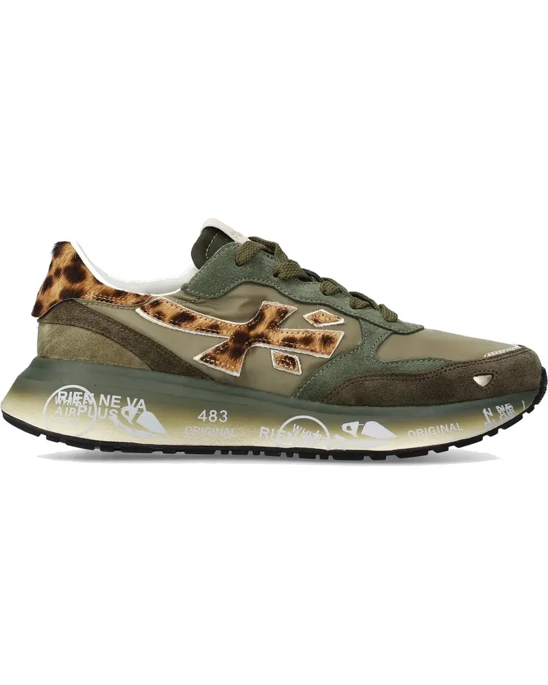 Premiata Low-Top Sneaker Lauryn 7790 Leopard Green grün Grün