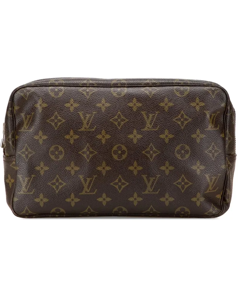Louis Vuitton Clutches Monogram Trousse Toilette 28 braun Braun