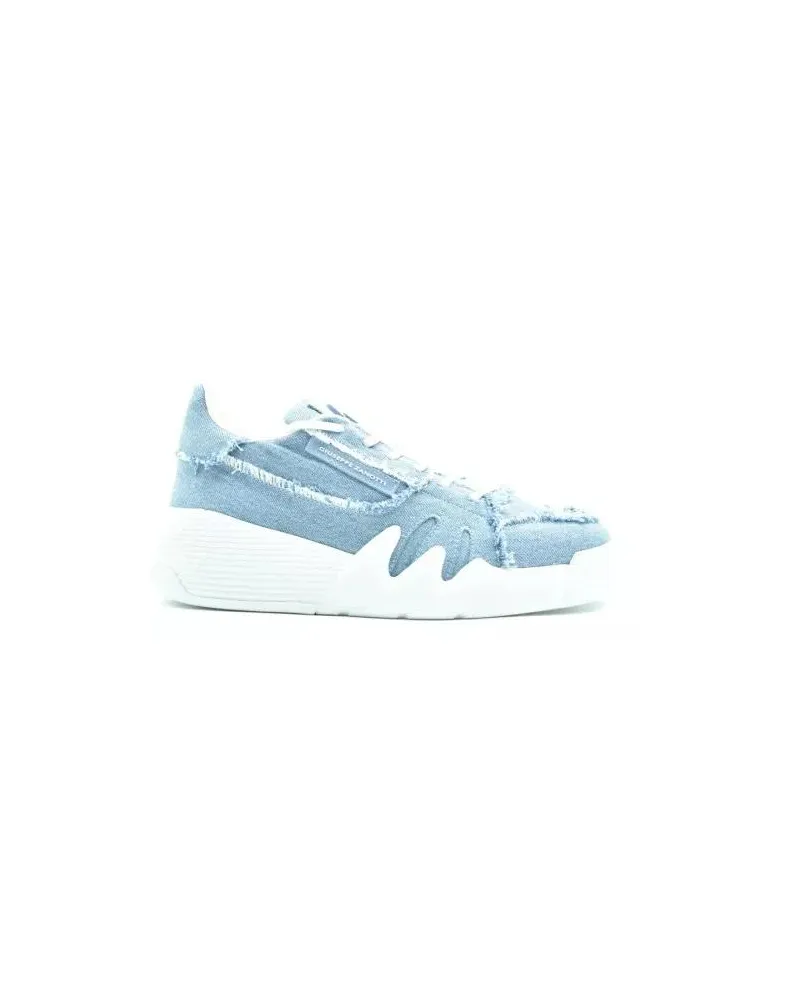 Giuseppe Zanotti Low-Top Sneaker Blue Denim Sneakers blau Blau