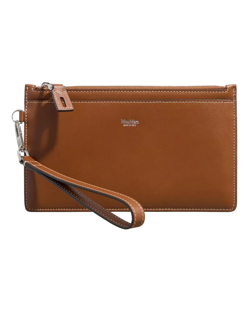 Max Mara Portemonnaie Classic Pouch Braun