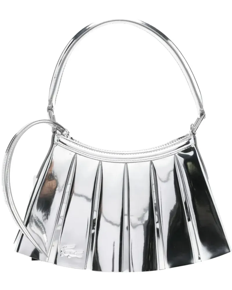 Lacoste Crossbody Bags Fashion Show S Lenglen Bag Silver Mirror silberfarben Silber