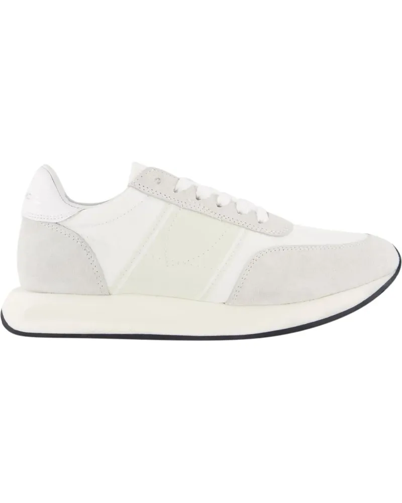Philippe Model Low-Top Sneaker Textured White Leather Sneakers With Aesthetic weiß Weiß