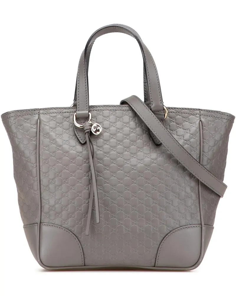 Gucci Hobo Bags Small Microssima Bree Satchel grau Grau