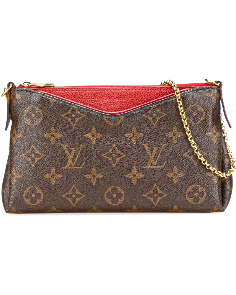 Louis Vuitton Hobo Bags Monogram Pallas Clutch braun Braun