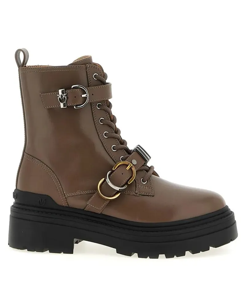 Pinko Stiefel 'Mia 19' Ankle Boots grau Grau