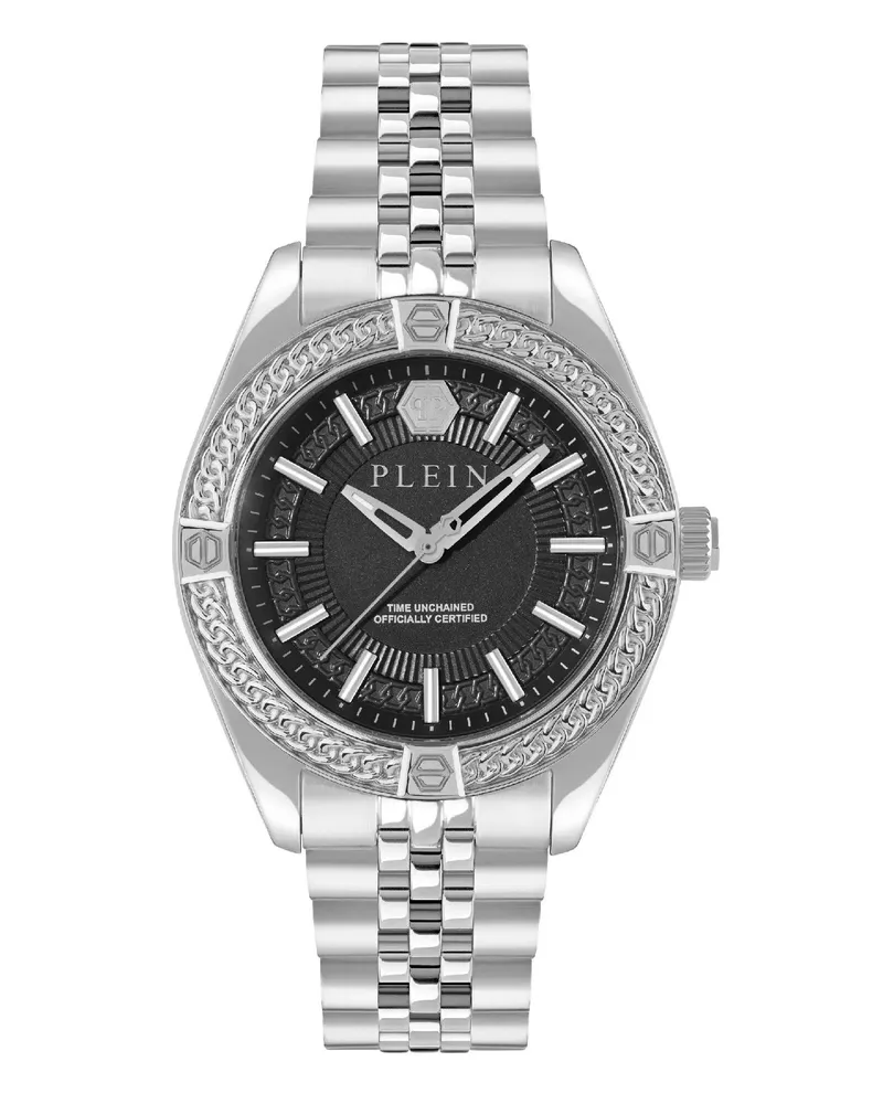 Philipp Plein Uhren Quarz-Analoguhr Plein Icon Chain silver Silber