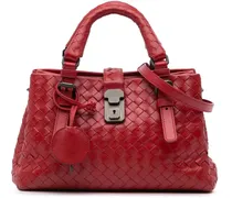 Hobo Bags Mini Nappa Intrecciato Roma Satchel rot