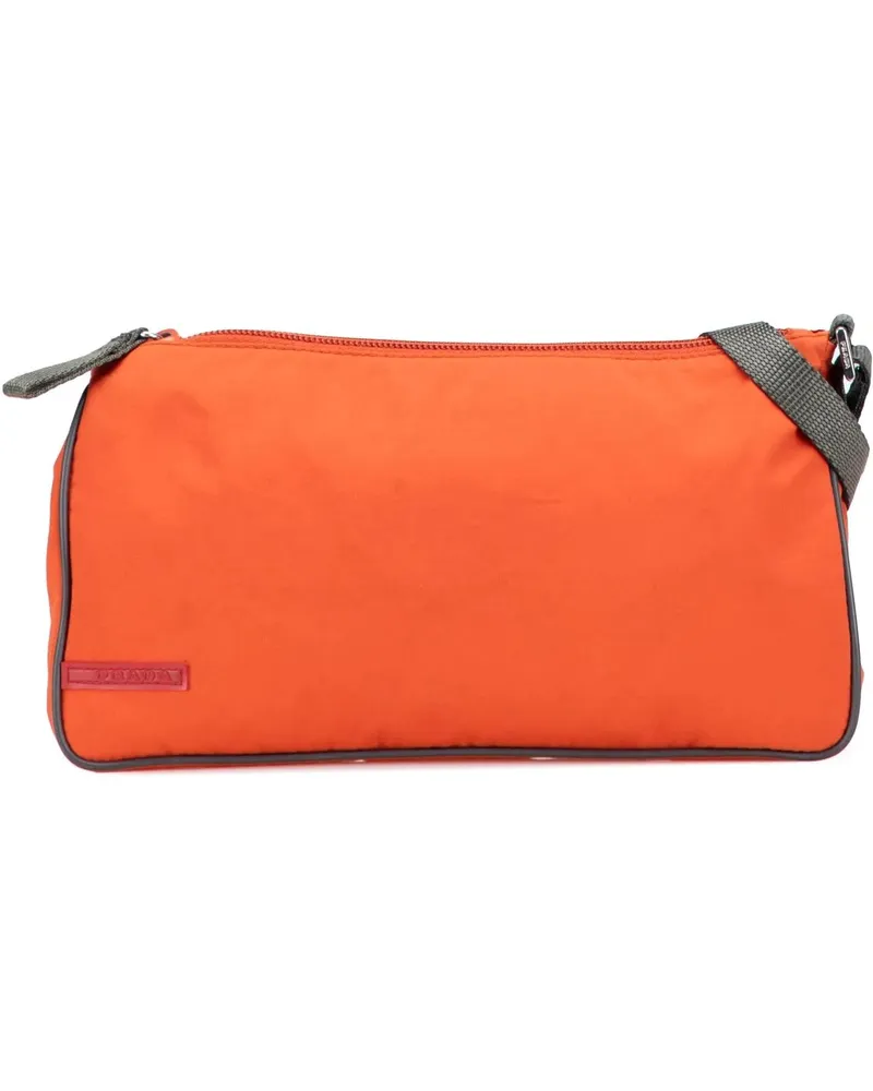 Prada Hobo Bags Tessuto Sport Shoulder Bag orange Orange