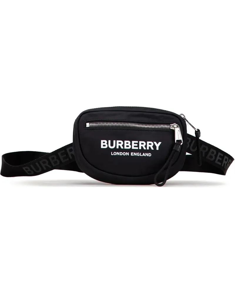 Burberry Bauchtaschen Nylon Logo Cannon Belt Bag schwarz Schwarz