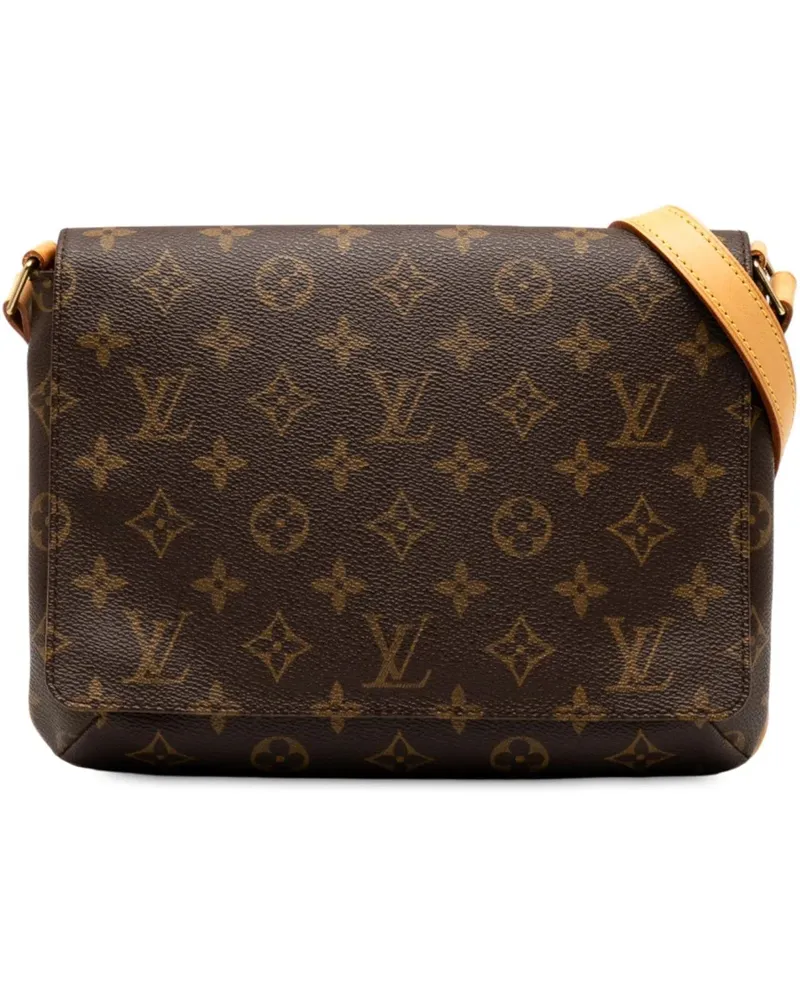 Louis Vuitton Hobo Bags Monogram Musette Tango Short Strap braun Braun