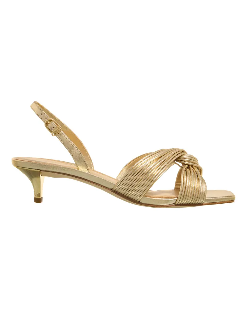 Michael Kors Sandalen Alessia Kitten Sandal goldfarben 