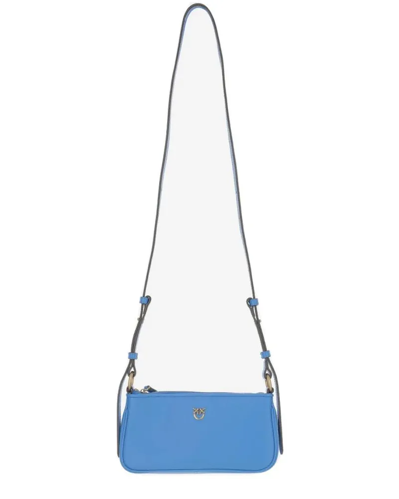 Pinko Hobo Bags Mini Half Moon Baguette Leather Bag weiß Weiß