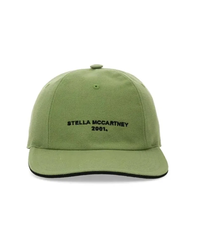 Stella McCartney Caps & Mützen Baseball Hat With Logo Embroidery beige Beige