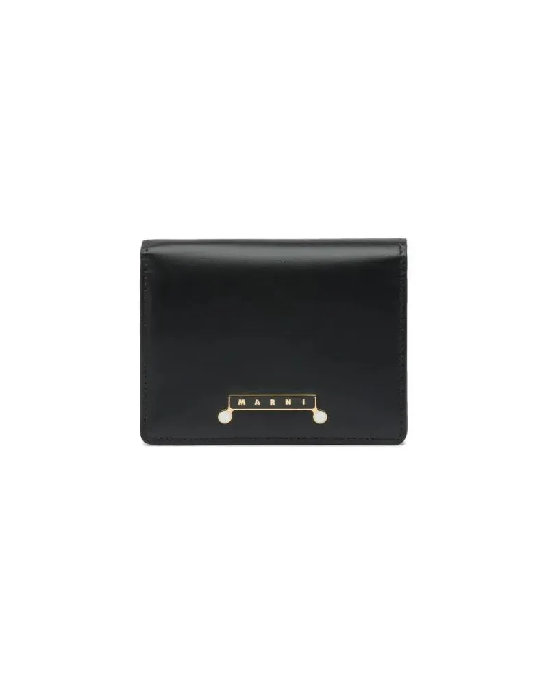Marni Portemonnaie "Envelope" Wallet schwarz Schwarz