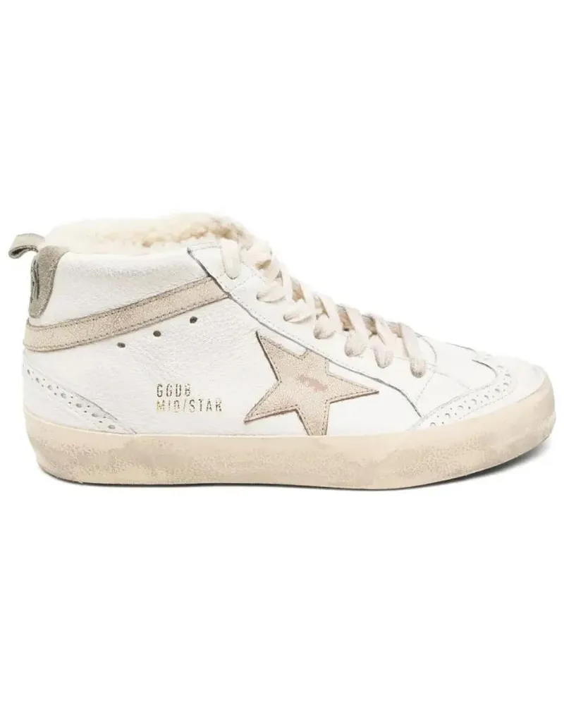 Golden Goose Low-Top Sneaker Mid Star Sneakers weiß Weiß