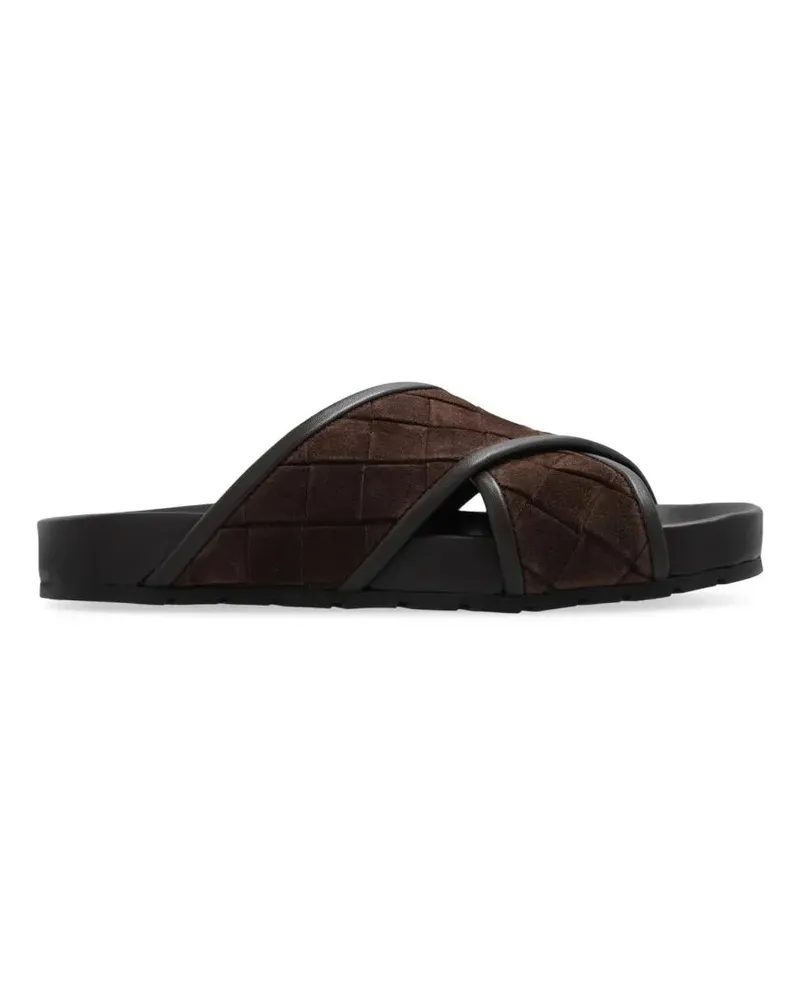 Bottega Veneta Loafer Tarik Criss Cross Sandal braun Braun