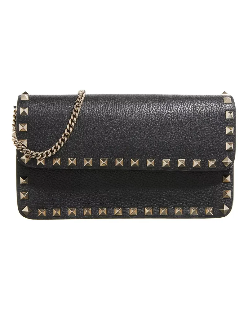 Valentino Garavani Clutches Pouch Rockstud schwarz Schwarz