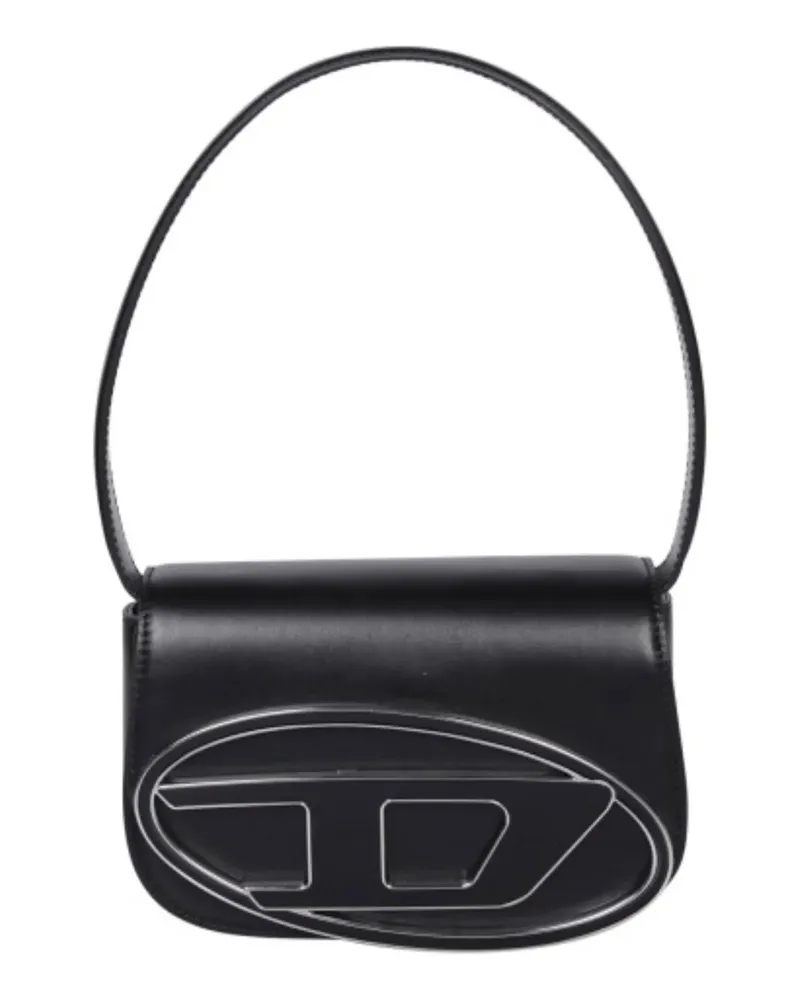 Diesel Hobo Bags 1Dr Shoulder Bag Black Mat schwarz Schwarz