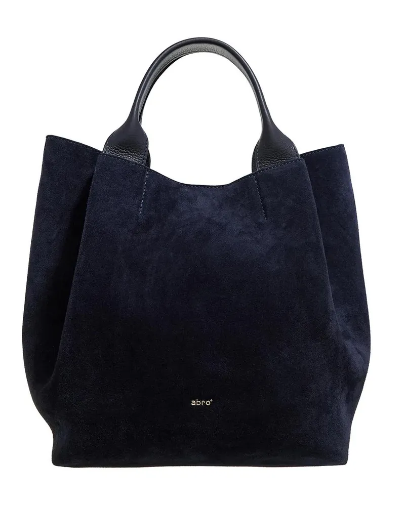 Abro Hobo Bags Shopper Essential Media/ Navy blau Blau