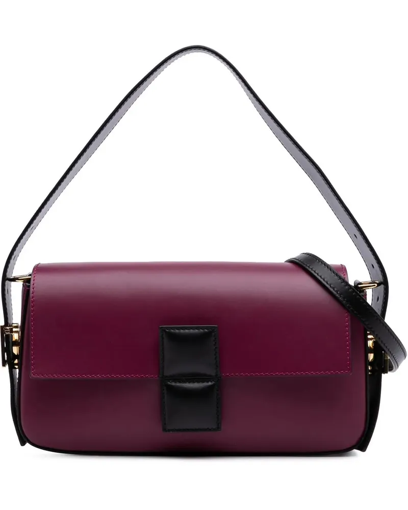 Fendi Hobo Bags 2010-2024 Stefano Pilati Nappa Twist Baguette Satc rot Rot
