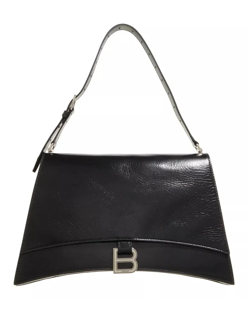 Balenciaga Crossbody Bags Crush Sling Bag Schwarz