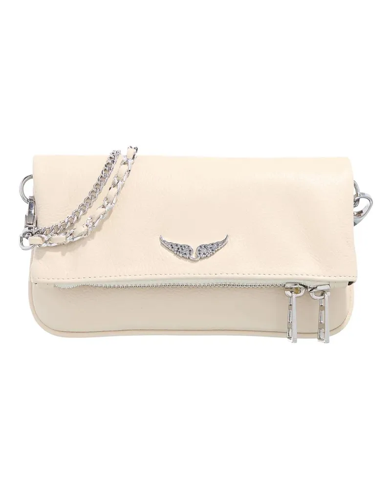 Zadig & Voltaire Crossbody Bags Rock Nano Grained Leather beige Beige