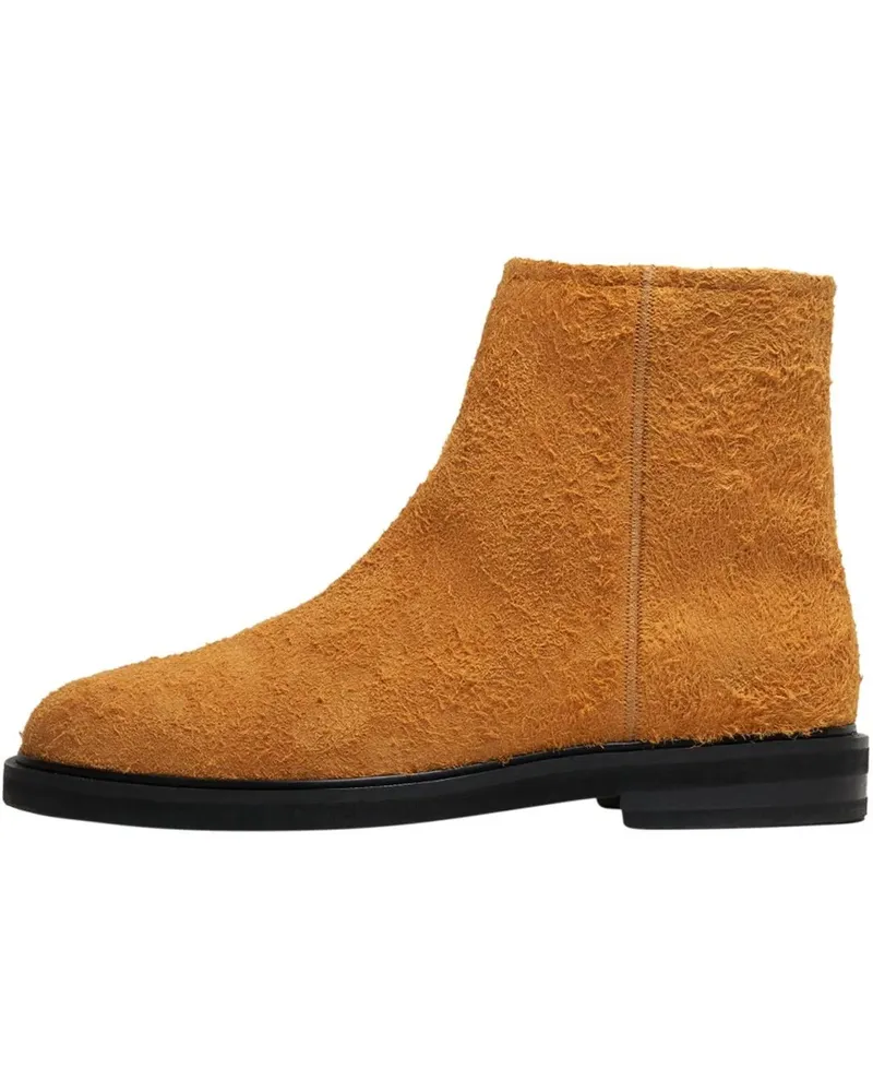 Filling Pieces Stiefel Western Chelsea Suede Cognac braun Braun