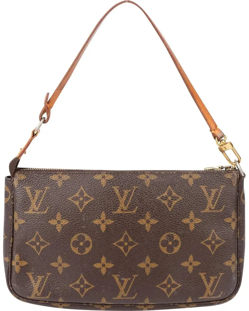 Louis Vuitton Crossbody Bags  Canvas Monogram Pochette Accessoire braun Braun