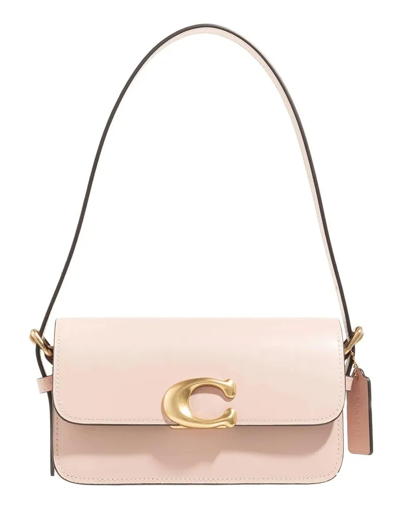 Coach Crossbody Bags Refined Calf Leather Zoe Shoulder Bag rosa Gold