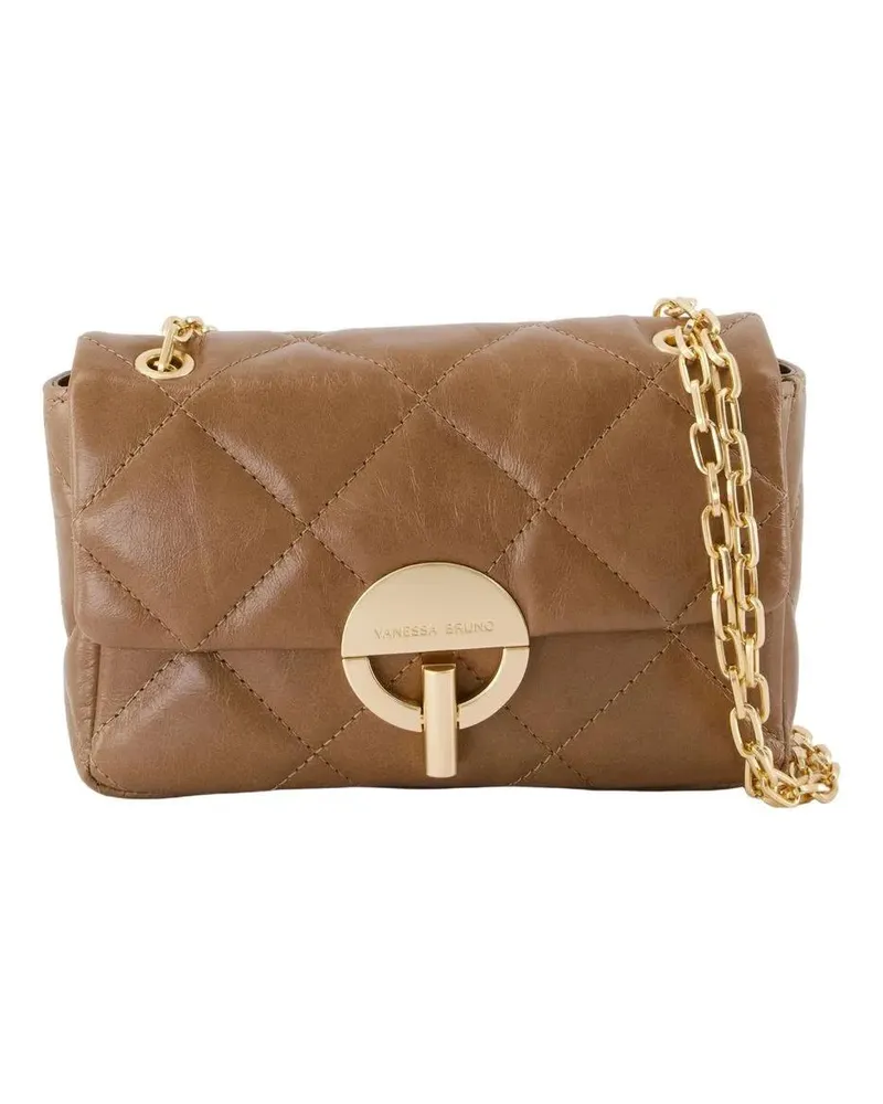 Vanessa Bruno Hobo Bags Moon Moyen Crossbody - Leather - Brown braun Braun