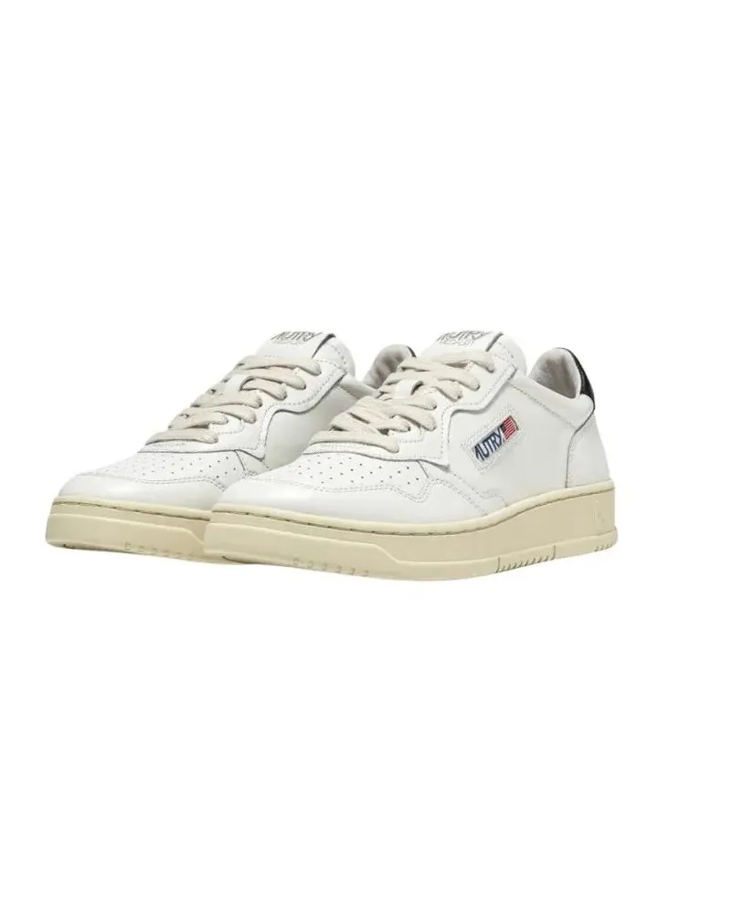 AUTRY Low-Top Sneaker Medalist Low Sneakers In White, Black Leather beige Beige