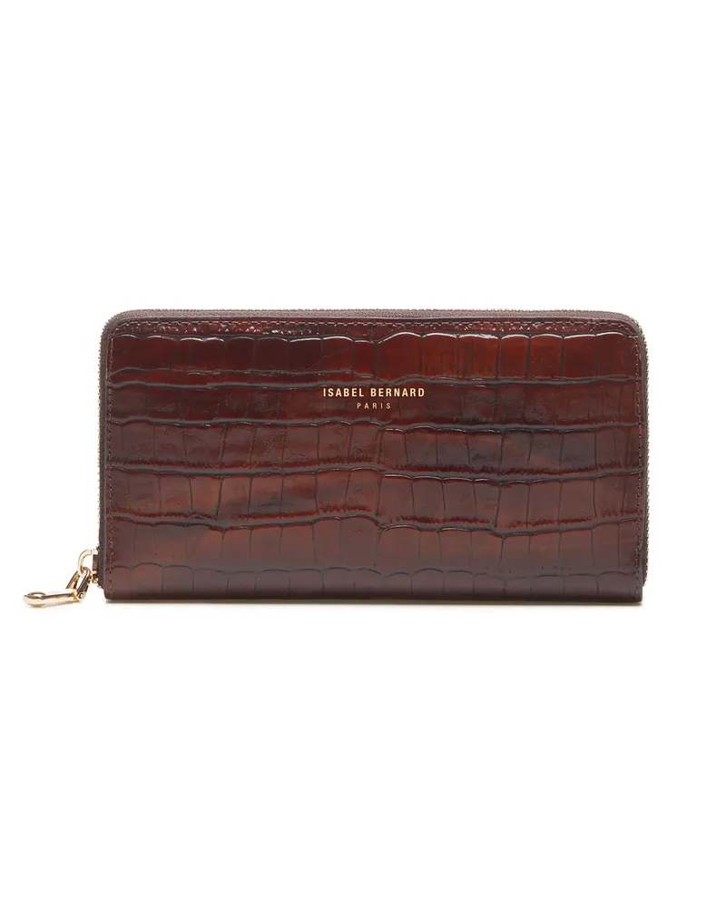 Isabel Bernard Portemonnaie Zip Wallet braun Braun