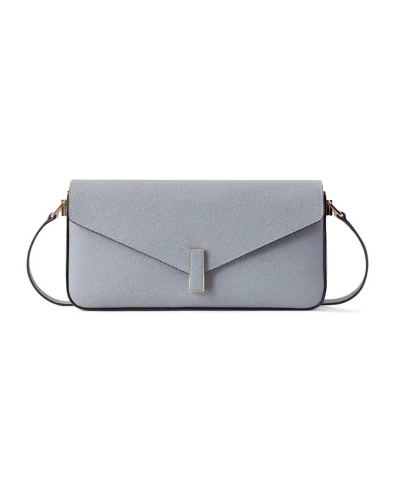 Valextra Hobo Bags Blue Calf Leather Iside Shoulder Bag blau Blau