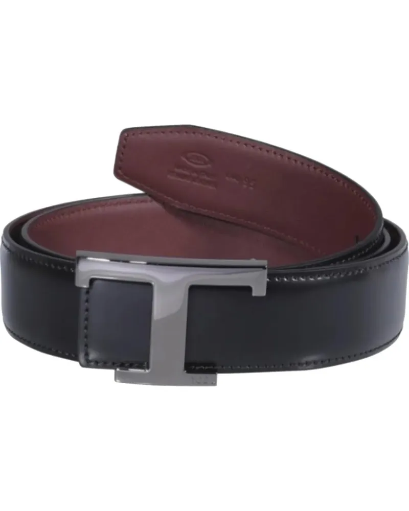 TOD'S Gürtel Riem Zwart schwarz Schwarz
