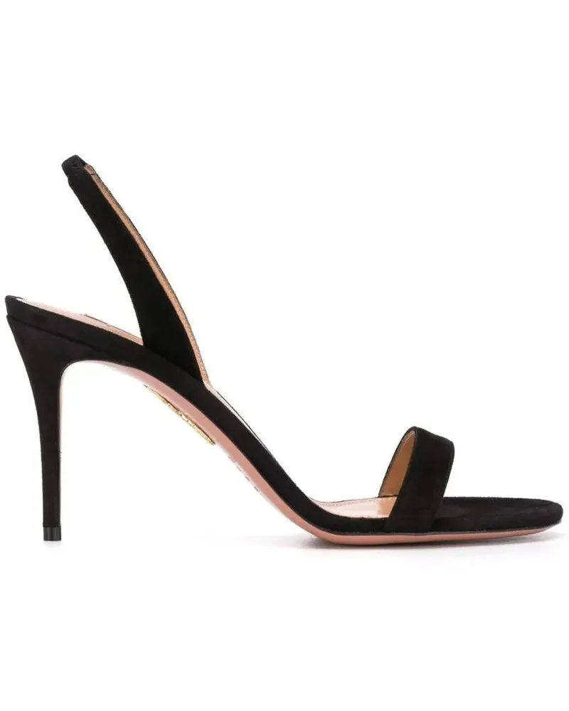 Aquazzura Sandalen So Nude 85Mm Sandal schwarz Schwarz