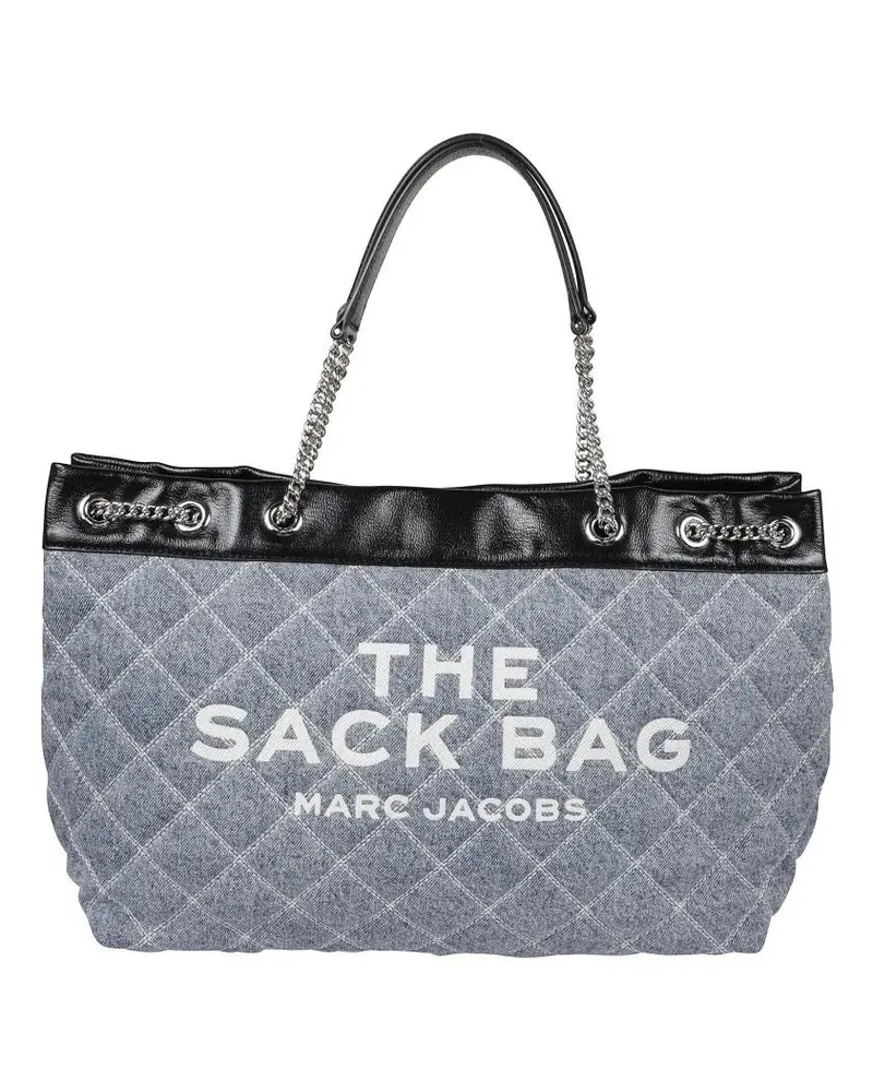 Marc Jacobs Shopper & Totes Quilted Bag With Black Leather Trim blau Blau