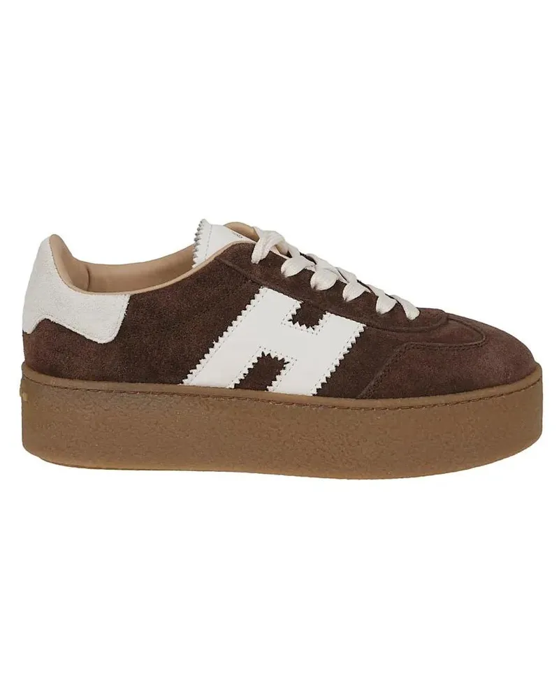 Hogan Low-Top Sneaker Brown Suede Sneakers braun Braun