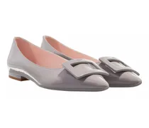 Loafers & Ballerinas Enamel Plain Leather Logo Ballet Shoes