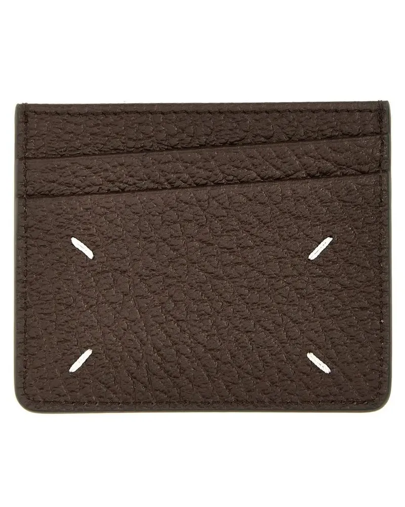 Maison Margiela Portemonnaies Slim Card Holder braun Braun