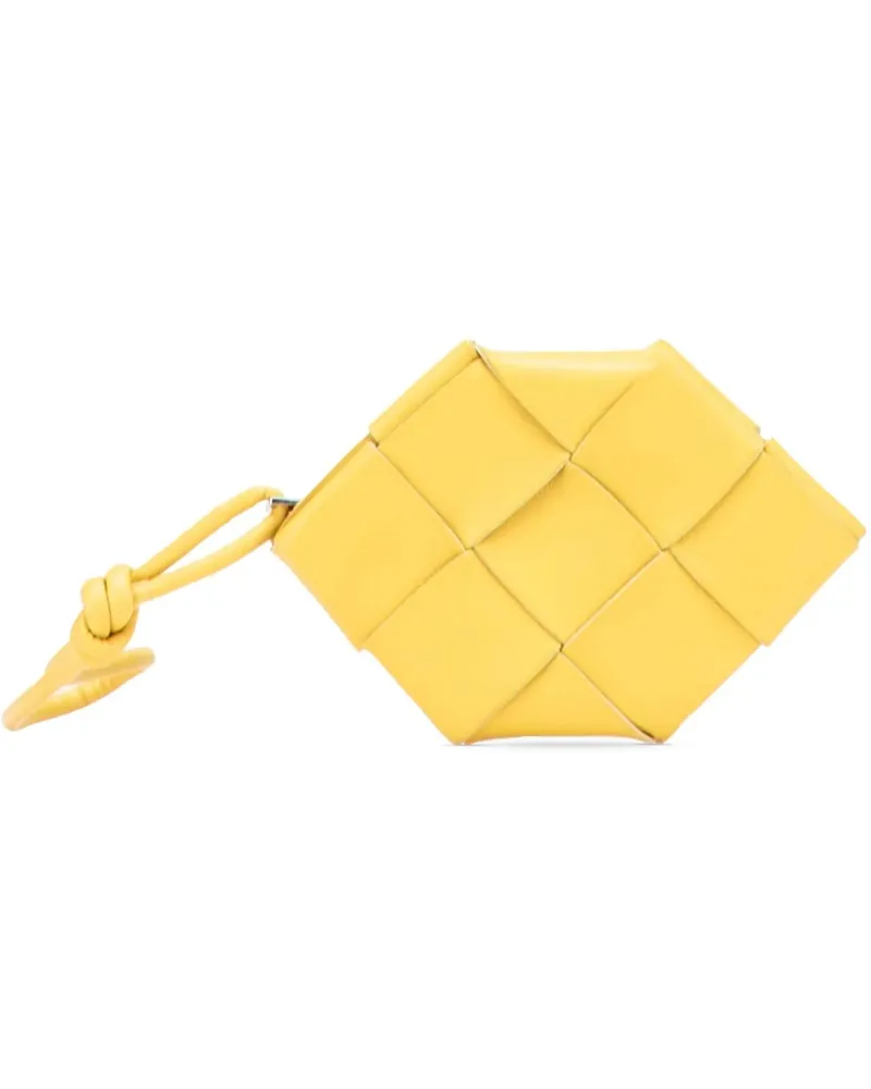 Bottega Veneta Portemonnaie Nappa Maxi Intrecciato Coin Pouch gelb Gelb