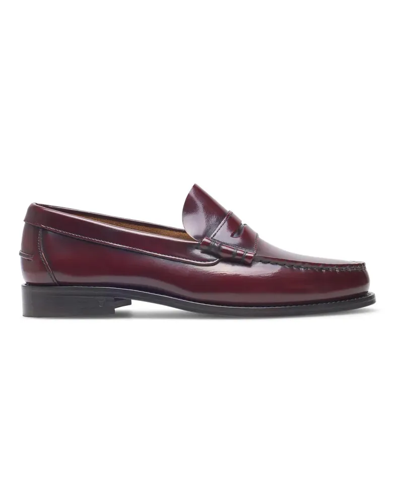 Henry Stevens Slipper & Pantoletten Loafer Hunter M PL rot Rot