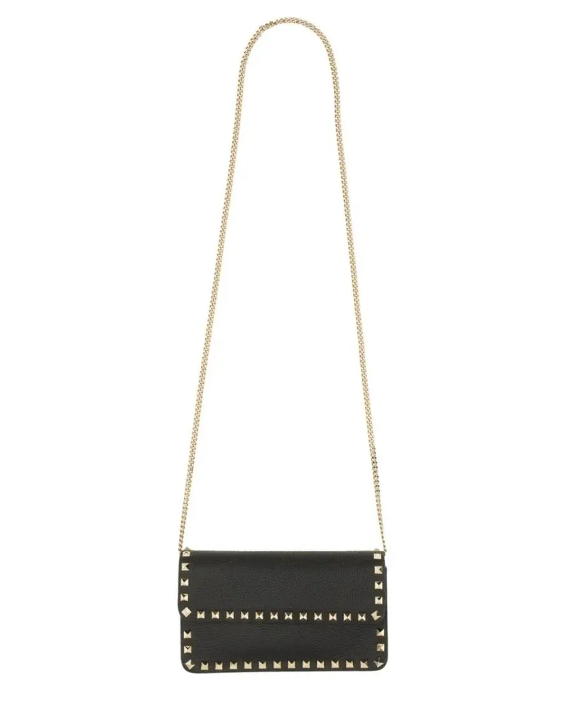 Valentino Garavani Portemonnaie "Rockstud" Wallet schwarz Schwarz